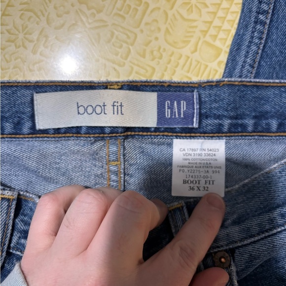 Vintage GAP Blue Bootcut Jeans Classic Style - Picture 4 of 7